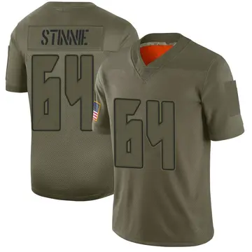 Nike Aaron Stinnie Men's Limited Tampa Bay Buccaneers Camo 2019 Salute to Service Jersey