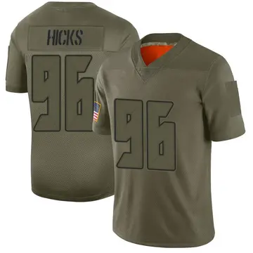 Nike Akiem Hicks Men's Limited Tampa Bay Buccaneers Camo 2019 Salute to Service Jersey