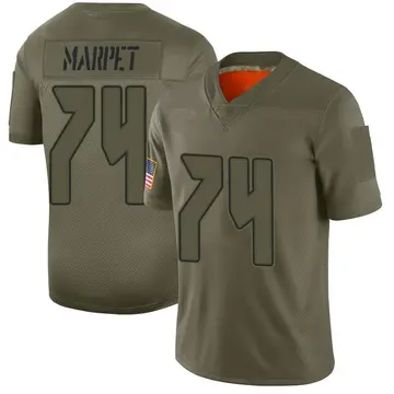 Nike Ali Marpet Men's Limited Tampa Bay Buccaneers Camo 2019 Salute to Service Jersey