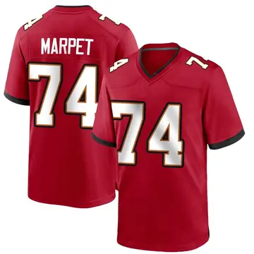 Nike Ali Marpet Youth Game Tampa Bay Buccaneers Red Team Color Jersey