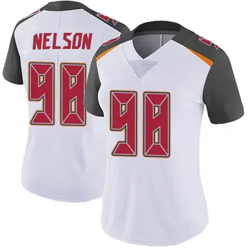 Nike Anthony Nelson Women's Limited Tampa Bay Buccaneers White Vapor Untouchable Jersey