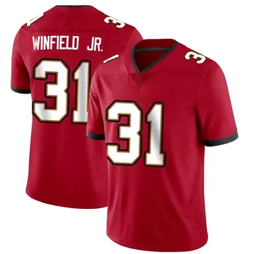 Nike Antoine Winfield Jr. Men's Limited Tampa Bay Buccaneers Red Team Color Vapor Untouchable Jersey