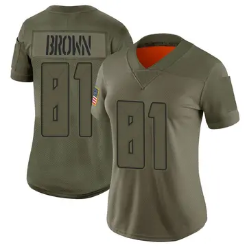 Nike Antonio Brown Women's Limited Tampa Bay Buccaneers Camo 2019 Salute to Service Jersey