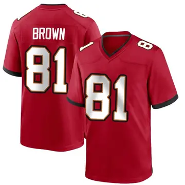 Nike Antonio Brown Youth Game Tampa Bay Buccaneers Red Team Color Jersey