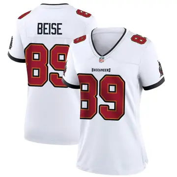 Nike Ben Beise Women's Game Tampa Bay Buccaneers White Jersey