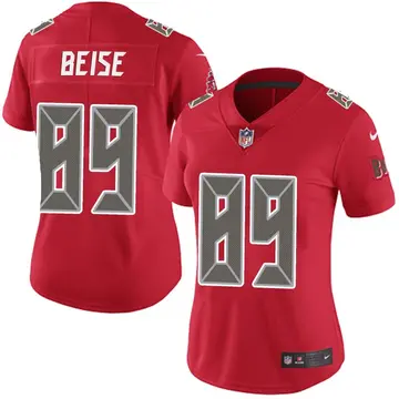 Nike Ben Beise Women's Limited Tampa Bay Buccaneers Red Team Color Vapor Untouchable Jersey