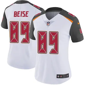 Nike Ben Beise Women's Limited Tampa Bay Buccaneers White Vapor Untouchable Jersey