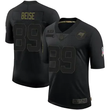 Nike Ben Beise Youth Limited Tampa Bay Buccaneers Black 2020 Salute To Service Jersey