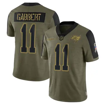 Nike Blaine Gabbert Youth Limited Tampa Bay Buccaneers Olive 2021 Salute To Service Jersey