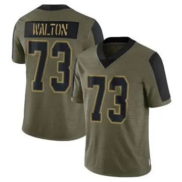 Nike Brandon Walton Youth Limited Tampa Bay Buccaneers Olive 2021 Salute To Service Jersey