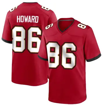 Nike Bug Howard Youth Game Tampa Bay Buccaneers Red Team Color Jersey