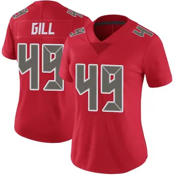 Nike Cam Gill Women's Limited Tampa Bay Buccaneers Red Color Rush Jersey
