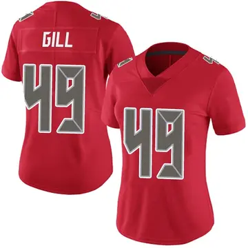 Nike Cam Gill Women's Limited Tampa Bay Buccaneers Red Team Color Vapor Untouchable Jersey