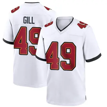Nike Cam Gill Youth Game Tampa Bay Buccaneers White Jersey