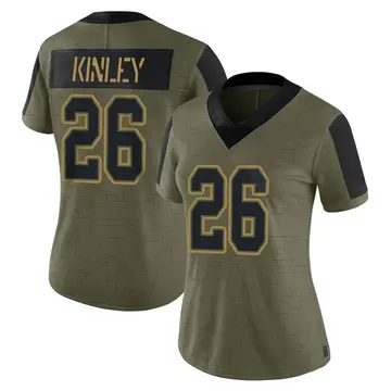 Nike Cameron Kinley Women's Limited Tampa Bay Buccaneers Olive 2021 Salute To Service Jersey