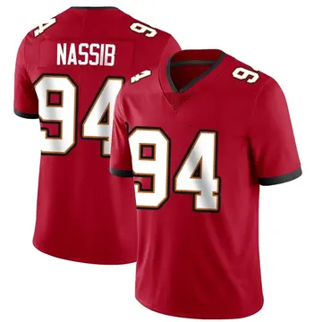 Nike Carl Nassib Men's Limited Tampa Bay Buccaneers Red Team Color Vapor Untouchable Jersey