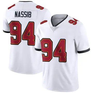 Nike Carl Nassib Men's Limited Tampa Bay Buccaneers White Vapor Untouchable Jersey
