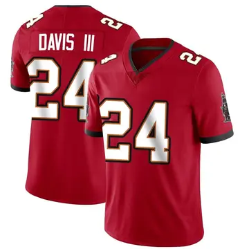 Nike Carlton Davis III Youth Limited Tampa Bay Buccaneers Red Team Color Vapor Untouchable Jersey