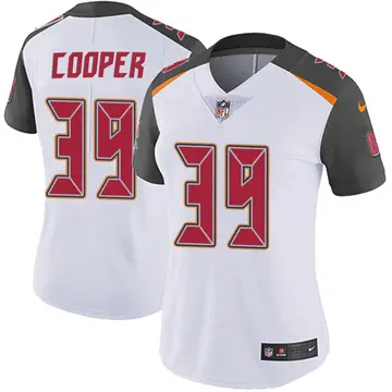 Nike Chris Cooper Women's Limited Tampa Bay Buccaneers White Vapor Untouchable Jersey