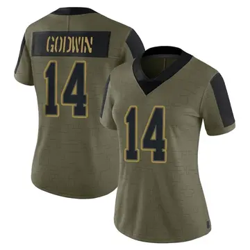 Nike Chris Godwin Women's Limited Tampa Bay Buccaneers Olive 2021 Salute To Service Jersey
