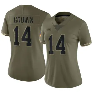 Nike Chris Godwin Women's Limited Tampa Bay Buccaneers Olive 2022 Salute To Service Jersey
