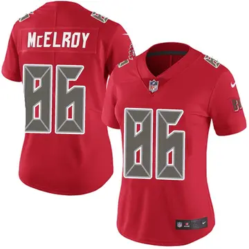 Nike Codey McElroy Women's Limited Tampa Bay Buccaneers Red Team Color Vapor Untouchable Jersey