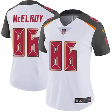 Nike Codey McElroy Women's Limited Tampa Bay Buccaneers White Vapor Untouchable Jersey