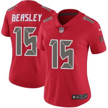 Nike Cole Beasley Women's Limited Tampa Bay Buccaneers Red Color Rush Jersey