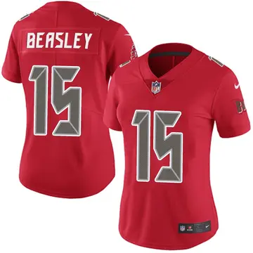 Nike Cole Beasley Women's Limited Tampa Bay Buccaneers Red Team Color Vapor Untouchable Jersey
