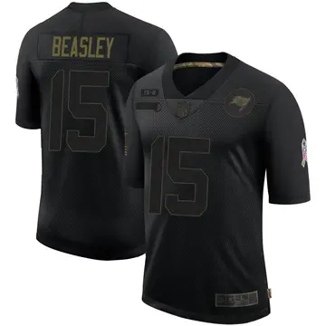 Nike Cole Beasley Youth Limited Tampa Bay Buccaneers Black 2020 Salute To Service Jersey