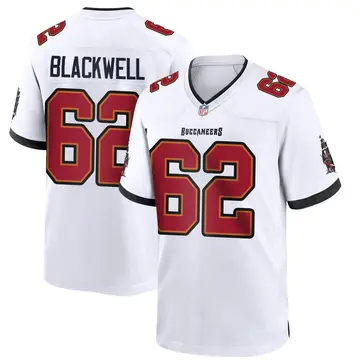 Nike Curtis Blackwell Youth Game Tampa Bay Buccaneers White Jersey