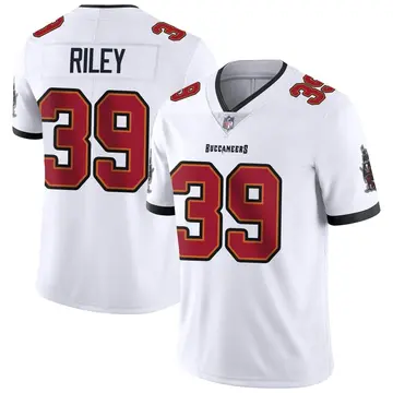 Nike Curtis Riley Men's Limited Tampa Bay Buccaneers White Vapor Untouchable Jersey
