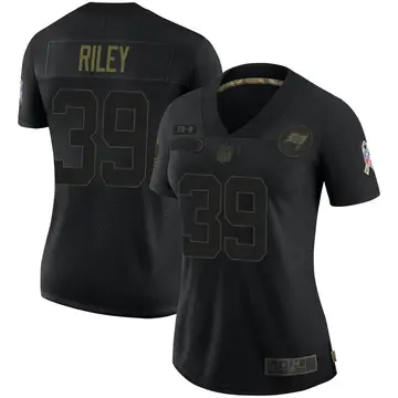 Nike Curtis Riley Women's Limited Tampa Bay Buccaneers Black 2020 Salute To Service Jersey