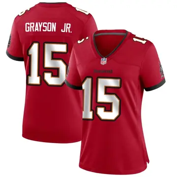 Nike Cyril Grayson Jr. Women's Game Tampa Bay Buccaneers Red Team Color Jersey