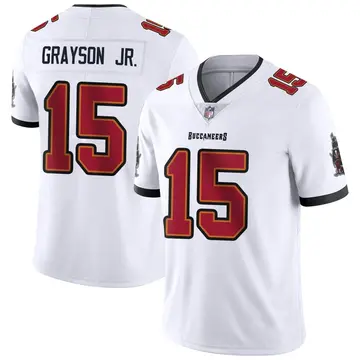 Nike Cyril Grayson Jr. Youth Limited Tampa Bay Buccaneers White Vapor Untouchable Jersey