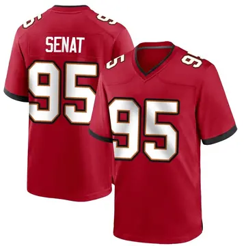 Nike Deadrin Senat Youth Game Tampa Bay Buccaneers Red Team Color Jersey
