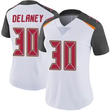 Nike Dee Delaney Women's Limited Tampa Bay Buccaneers White Vapor Untouchable Jersey