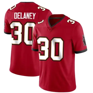 Nike Dee Delaney Youth Limited Tampa Bay Buccaneers Red Team Color Vapor Untouchable Jersey