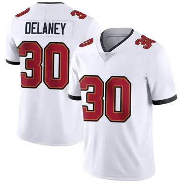 Nike Dee Delaney Youth Limited Tampa Bay Buccaneers White Vapor Untouchable Jersey