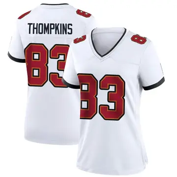 Nike Deven Thompkins Women's Game Tampa Bay Buccaneers White Jersey