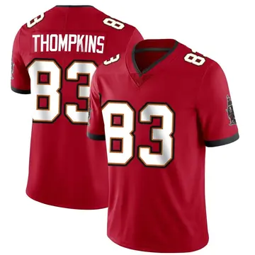 Nike Deven Thompkins Youth Limited Tampa Bay Buccaneers Red Team Color Vapor Untouchable Jersey