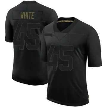 Nike Devin White Men's Limited Tampa Bay Buccaneers Black 2020 Salute To Service Jersey