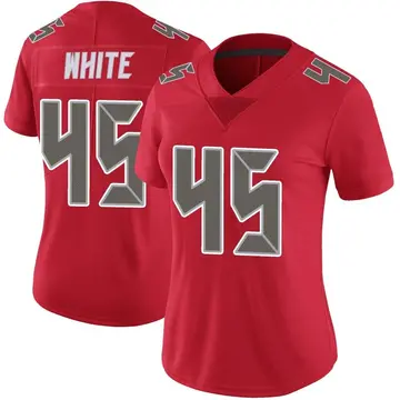 Nike Devin White Women's Limited Tampa Bay Buccaneers Red Color Rush Jersey