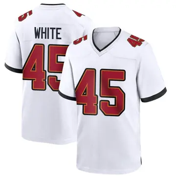 Nike Devin White Youth Game Tampa Bay Buccaneers White Jersey