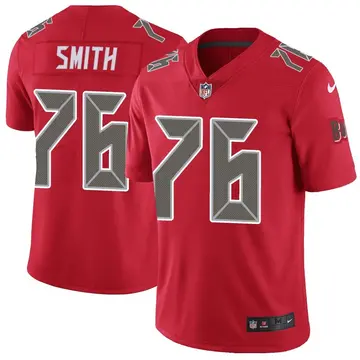 Nike Donovan Smith Men's Limited Tampa Bay Buccaneers Red Color Rush Jersey