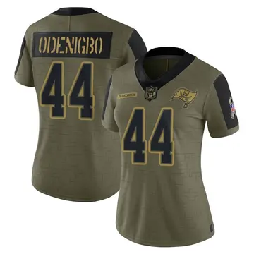 Nike Ifeadi Odenigbo Women's Limited Tampa Bay Buccaneers Olive 2021 Salute To Service Jersey