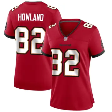 Nike JJ Howland Women's Game Tampa Bay Buccaneers Red Team Color Jersey