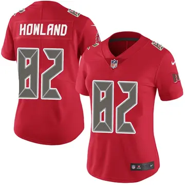 Nike JJ Howland Women's Limited Tampa Bay Buccaneers Red Team Color Vapor Untouchable Jersey