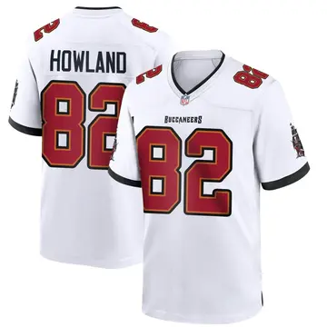 Nike JJ Howland Youth Game Tampa Bay Buccaneers White Jersey
