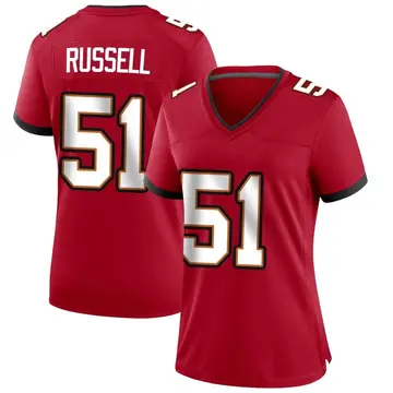 Nike J.J. Russell Women's Game Tampa Bay Buccaneers Red Team Color Jersey